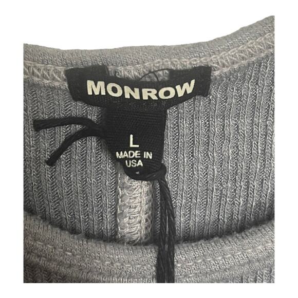 Monrow Supersoft Ribbed Midi Tank Dress Stretchy Summer Spring Lightweight Large - Picture 6 of 10